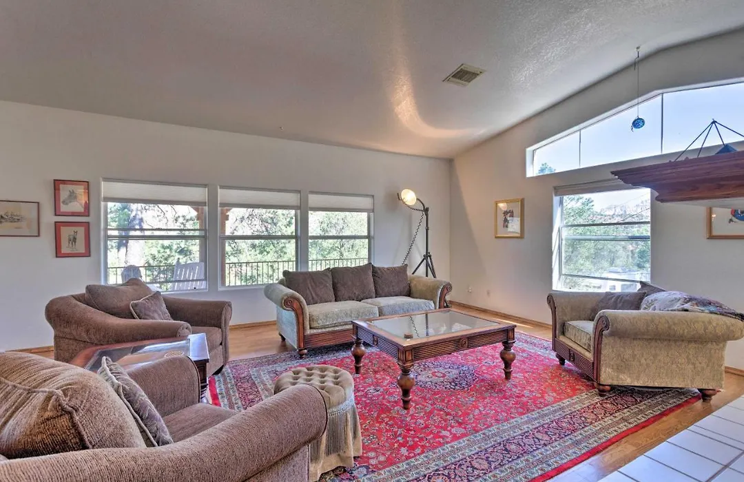 Wraparound Balcony & Mtn Views: Home In Sedona-1
