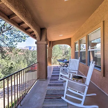 Wraparound Balcony & Mtn Views: Home In Sedona-2