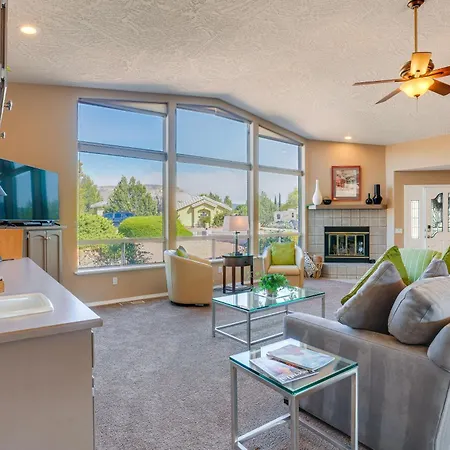 Covered Deck & Red Rock Views: Home In Sedona-2