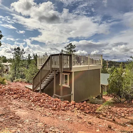 Mountain-View Rooftop Deck: Sedona Hideaway-2